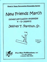New Friends March Mixed Perc Ensemble cover